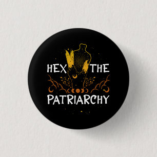 Hex the Patriarchy Feminism Gender equality Women' Ronde Button 3,2 Cm