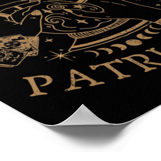 Hex the Patriarchy Feminist Witch Poster (Hoek)