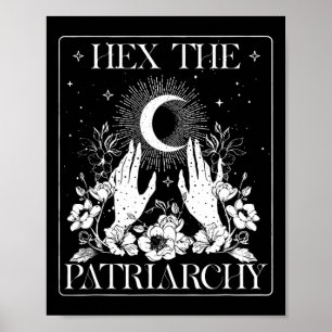 Hex the Patriarchy Halloween Feminist heks Poster
