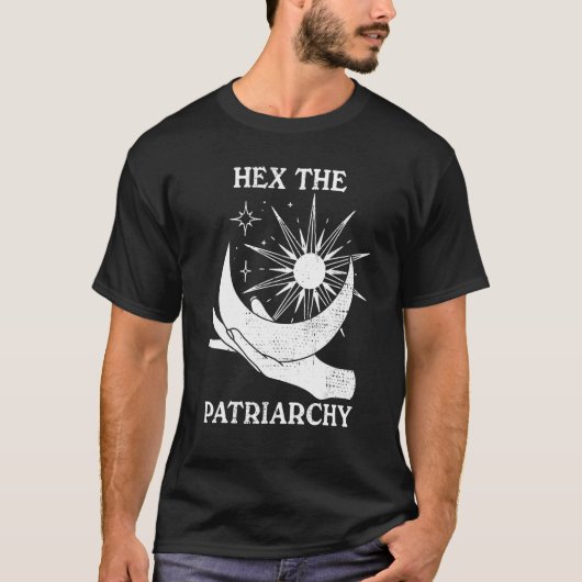 Hex The Patriarchy Halloween Feminist Witch Witche T-shirt (Voorkant)