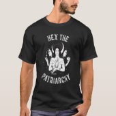 Hex the Patriarchy Hecate Triple Moon Goddess Femi T-shirt (Voorkant)