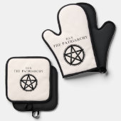 Hex the Patriarchy Ovenwant & Pannenlap Set (Voorkant / Achterkant)