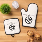 Hex the Patriarchy Ovenwant & Pannenlap Set (Top down)