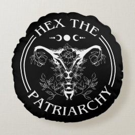 Hex the Patriarchy Rond Kussen