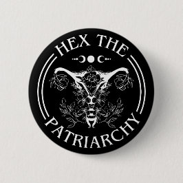 Hex the Patriarchy Ronde Button 5,7 Cm