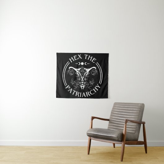 Hex the Patriarchy Wandkleed (In Situ (horizontaal))