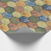 Hex Tile-opvulpapier Cadeaupapier (Hoek)