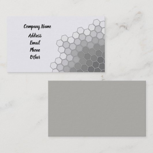 Hex Visitekaartje (Voorkant / Achterkant)