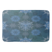 Hexa driehoeken yantra bloemblaadjes inscriptie badmat (Voorkant)