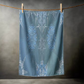 Hexa driehoeken yantra bloemblaadjes inscriptie strandlaken