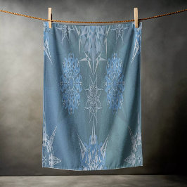 Hexa driehoeken yantra bloemblaadjes inscriptie strandlaken