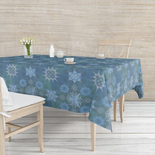 Hexa driehoeken yantra inscriptie (nieuwe versie) tafelkleed