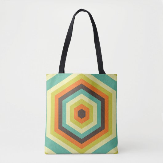 Hexa Groove Echoes Tote Bag (Voorkant)