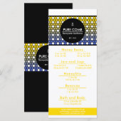 Hexa Honeycomb Bijenkorf Honing Menu (Voorkant / Achterkant)