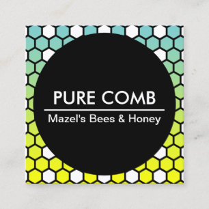 hexa honeycomb vierkante visitekaartje