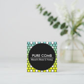hexa honeycomb vierkante visitekaartje (Staand voorkant)