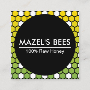 hexa honeycomb vierkante visitekaartje