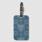 Hexa Triangles Yantra Petals Bagagelabel (Voorkant (verticaal))