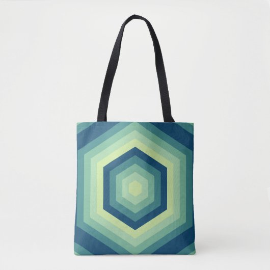 Hexa Wave Dreamscape Tote Bag (Voorkant)