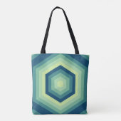 Hexa Wave Dreamscape Tote Bag (Achterkant)