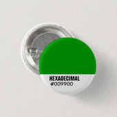 HEXADECIMAAL Sjabloon Ronde Button 3,2 Cm (Voorkant /achterkant)