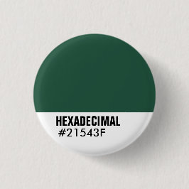 HEXADECIMAAL Sjabloon van kleuren - Gepersonalisee Ronde Button 3,2 Cm
