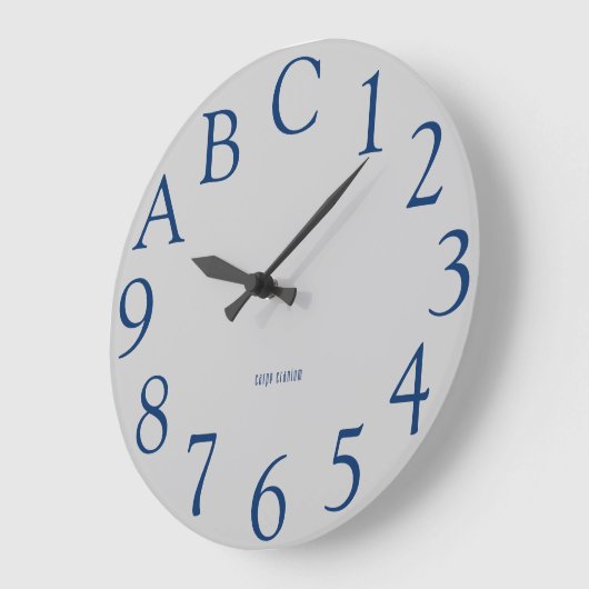 Hexadecimale geek 12-uur grote klok (Hoek)