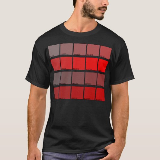 Hexadecimale kleuren 41-60 t-shirt (Voorkant)