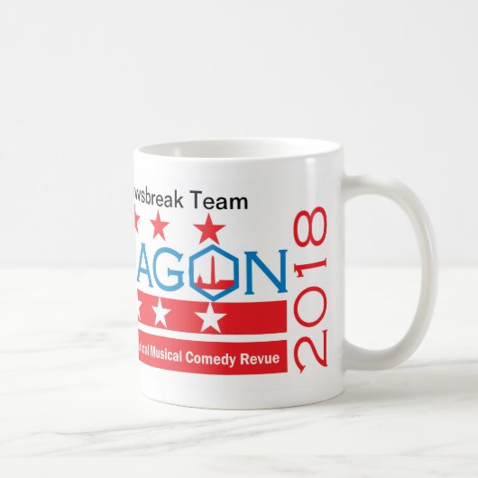 Hexagon 2018 Newsbreak Team 11 oz Mok (Rechts)