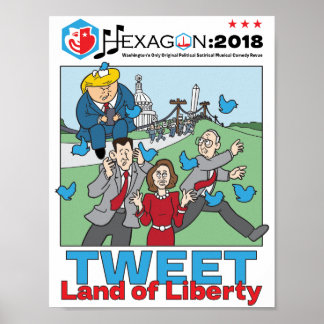 Hexagon 2018: Tweet Land of Liberty Poster