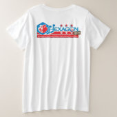 Hexagon 2019: Rom in de moeras met Logo T Grote Maat T-shirt (Design achterkant)