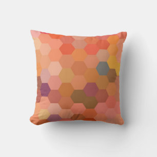 Hexagon Abstracte kunst Modern geometrisch patro Kussen