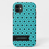 HeXaGoN Aqua Weave Pattern iPhone 5 Hoesje (Achterkant)
