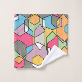 Hexagon Bauhaus Bad Handdoek (Wasdoekje)