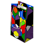Hexagon Bauhaus Klein Cadeauzakje (Achterkant Gekanteld)