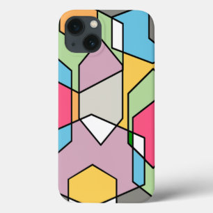 Hexagon Bauhaus - Pastels Case-Mate iPhone Case