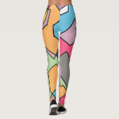 Hexagon Bauhaus - Pastels Leggings (Achterkant)