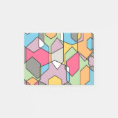Hexagon Bauhaus - Pastels Post-it® Notes (Voorkant)