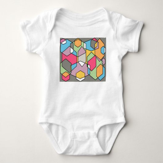 Hexagon Bauhaus - Pastels Romper (Voorkant)