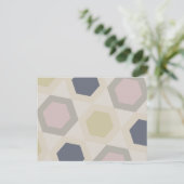 Hexagon Bliss Briefkaart (Staand voorkant)
