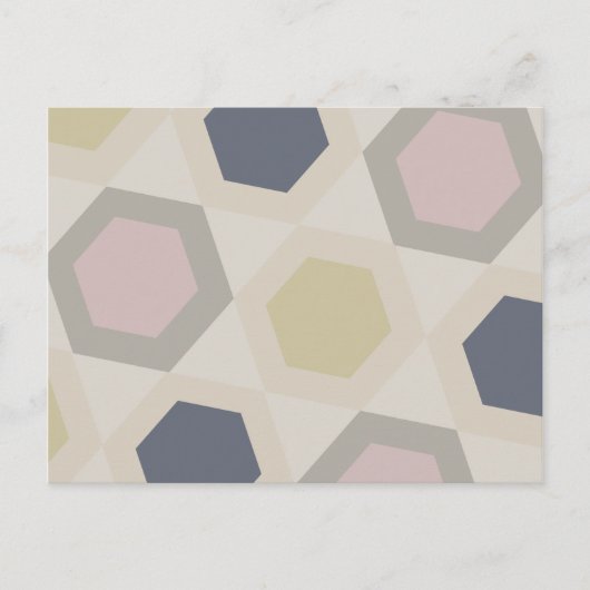 Hexagon Bliss Briefkaart (Voorkant)