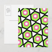 Hexagon Briefkaart (Voorkant / Achterkant)
