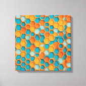 Hexagon Canvas Afdruk (Voorkant)