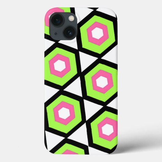 Hexagon Case-Mate iPhone Case (Achterkant)