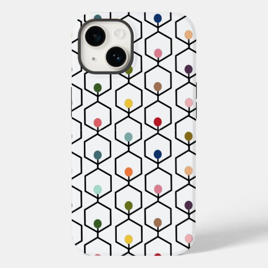 Hexagon Chains Case-Mate iPhone Case (Achterkant)