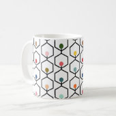 Hexagon Chains Coffee Mok (Voorkant links)