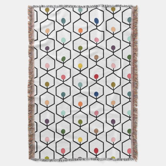 Hexagon Chains Deken (Voorkant Verticaal)