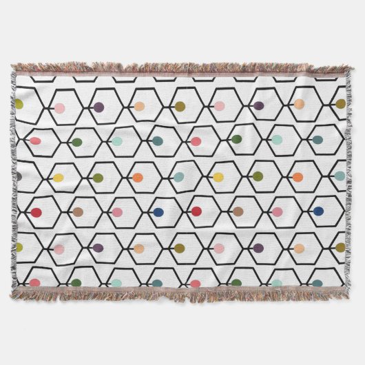 Hexagon Chains Deken (Voorkant)