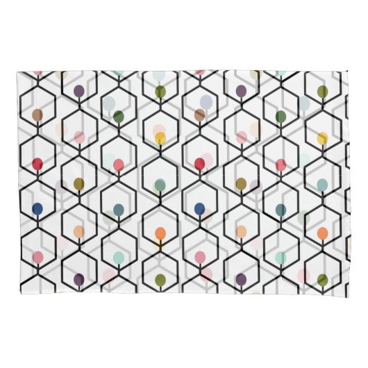 Hexagon Chains Kussensloop (Voorkant)