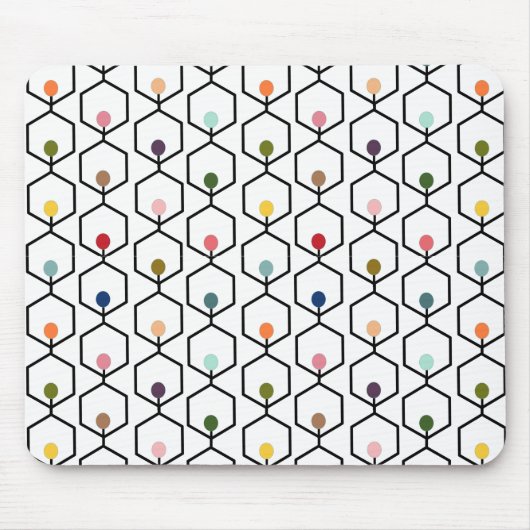 Hexagon Chains Muismat (Voorkant)